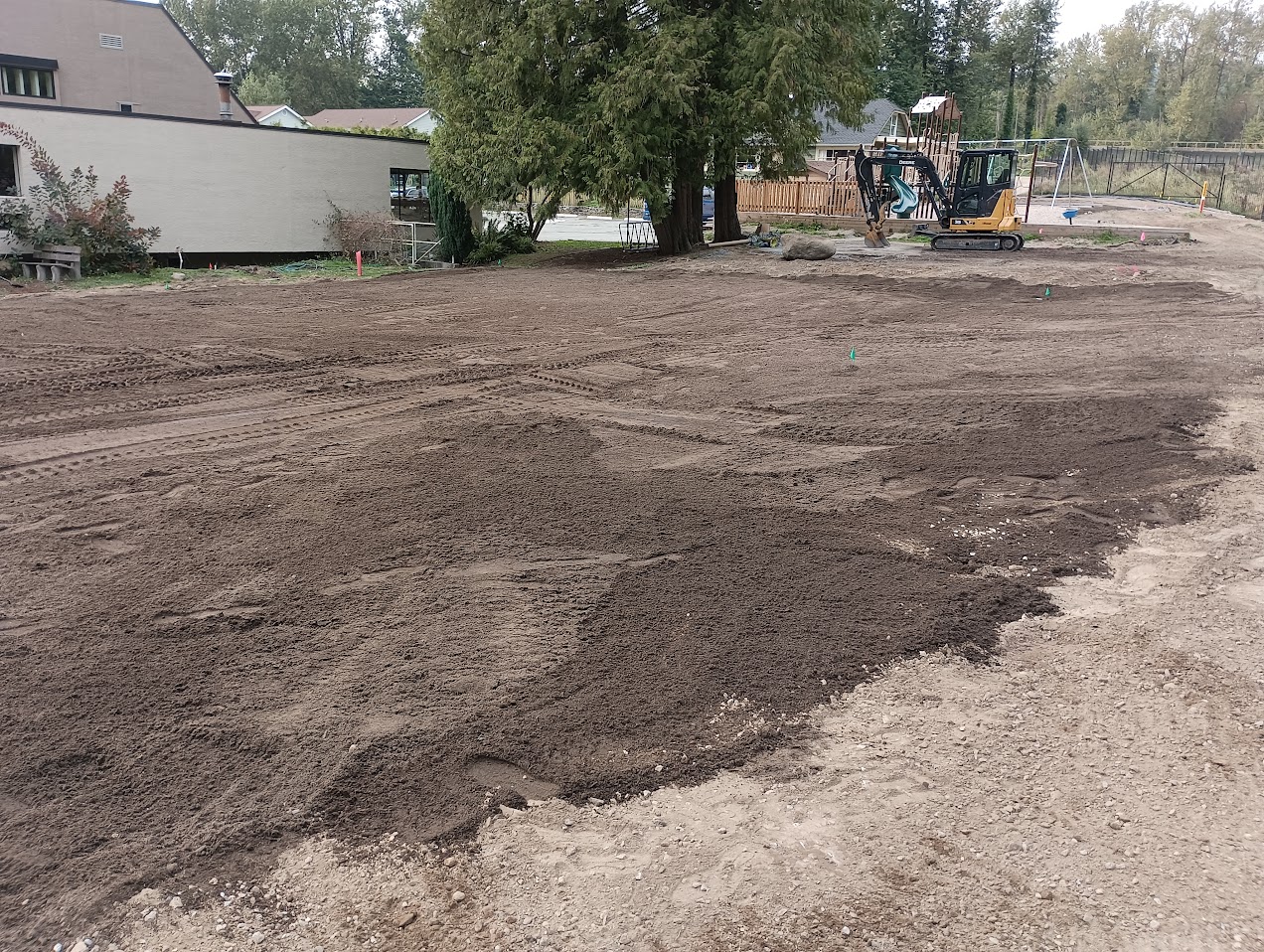 Sports field grading Burnaby