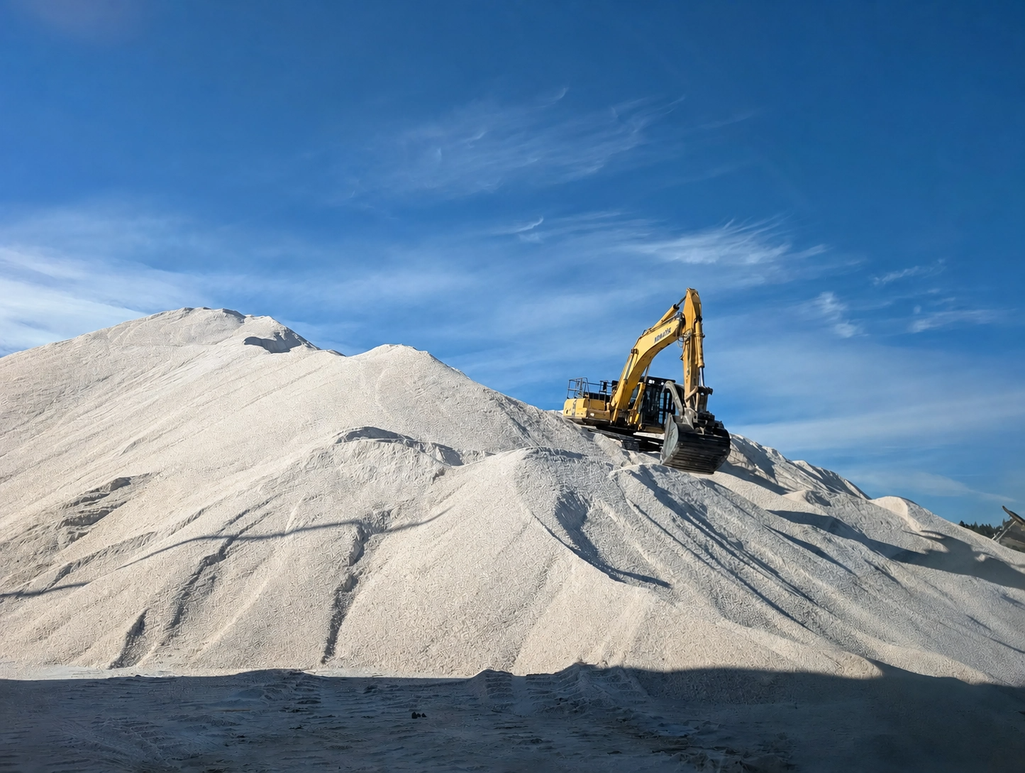 Industrial salt stockpile Lower Mainland BC
